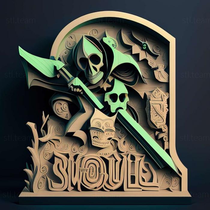 3D model Shovel Knight Plague of Shadows game (STL)